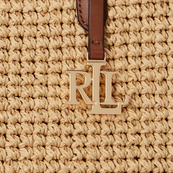 Lauren Ralph Lauren
Crocheted Straw Large Lainey Tote Bag - Picture 4 of 5